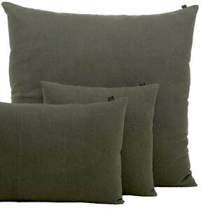 New HAOMY HARMONY wash linen cotton pillow sham green 31” Natural European Flax